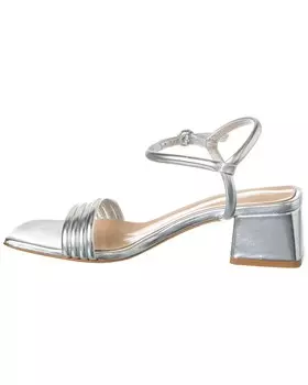 Кожаные сандалии Gianvito Rossi Lena 45, серебро