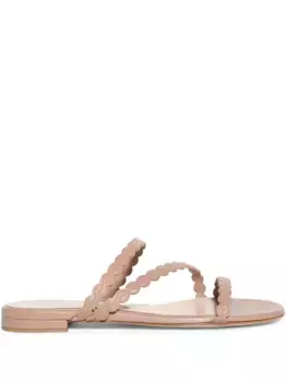 Кожаные сандалии Gianvito Rossi, нейтральный