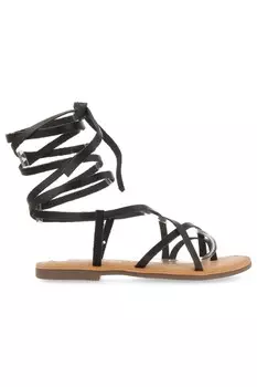 Кожаные сандалии-гладиаторы Gioseppo, черный