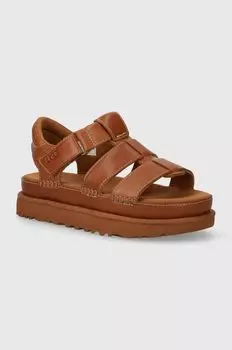 Кожаные сандалии Goldenstar с ремешками Ugg, коричневый
