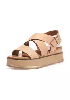Кожаные сандалии Inuovo, бежевый