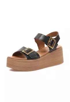 Кожаные сандалии INUOVO, черный