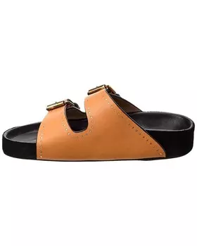 Кожаные сандалии Isabel Marant Lennyo, коричневый