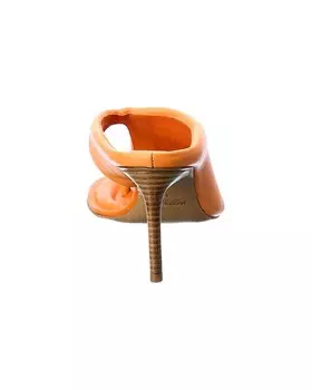 Кожаные сандалии Jacquemus Les Mules Limone, оранжевый