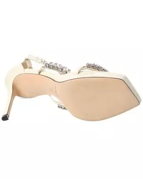 Кожаные сандалии Jimmy Choo Bing 105, белый
