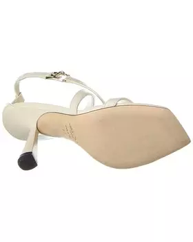 Кожаные сандалии Jimmy Choo Jessica 100, белый