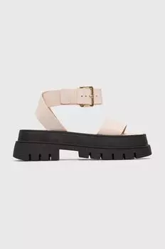 Кожаные сандалии Jinny Charles Footwear, бежевый