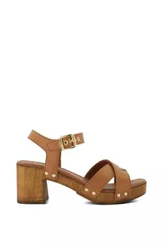 Кожаные сандалии Judies Dune London, коричневый