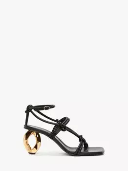 Кожаные сандалии JW Anderson, черный