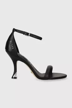 Кожаные сандалии KABECKA Guess, черный