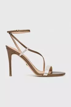 Кожаные сандалии Kadera Guess, золото