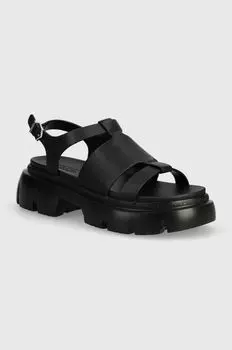 Кожаные сандалии Karl Lagerfeld, черный