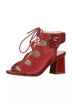 Кожаные сандалии LAURA VITA, цвет Bordeaux