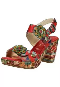 Кожаные сандалии Laura Vita, красный