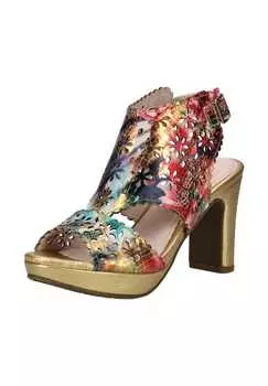 Кожаные сандалии Laura Vita, золотой