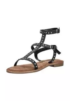 Кожаные сандалии Lazamani, черный