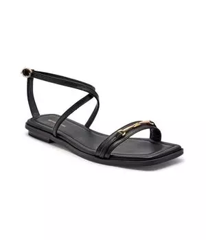Кожаные сандалии Лена Michael Kors, черный