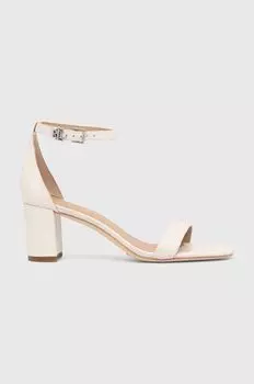 Кожаные сандалии Logan Lauren Ralph Lauren, бежевый