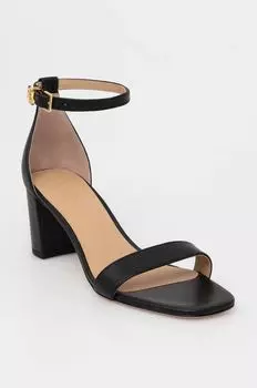 Кожаные сандалии Logan Lauren Ralph Lauren, черный