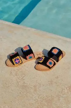 Кожаные сандалии Manebi, черный