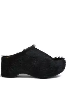 Кожаные сандалии Marni, черный