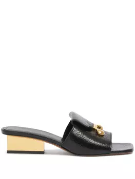 Кожаные сандалии Marni, черный