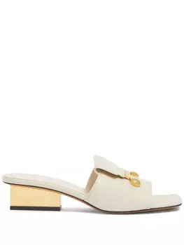 Кожаные сандалии Marni, нейтральный