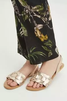 Кожаные сандалии Medicine, золотой