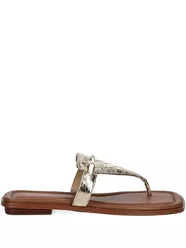 Кожаные сандалии Michael Michael Kors, золотой