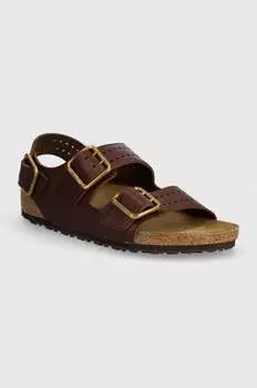 Кожаные сандалии Milano Bold Gap Birkenstock, коричневый