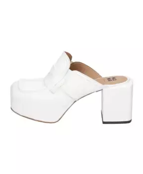 Кожаные сандалии Moma, белый