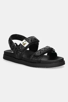 Кожаные сандалии Mona-Q Steve Madden, черный