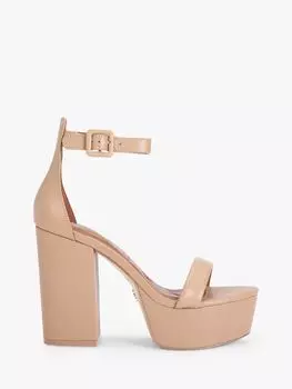 Кожаные сандалии на платформе Kurt Geiger London Langley, светло-коричневый