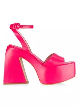 Кожаные сандалии на платформе Sky-high Saks Fifth Avenue