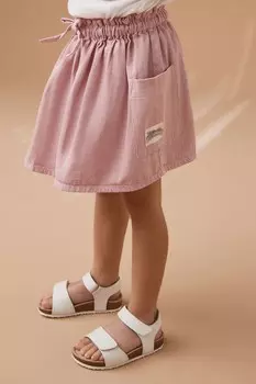 Кожаные сандалии на пробковой подошве Next, белый