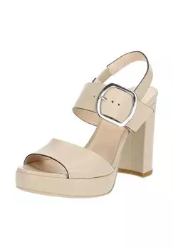 Кожаные сандалии NeroGiardini, бежевый