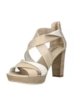 Кожаные сандалии Nerogiardini, бежевый