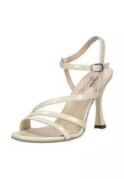 Кожаные сандалии Nerogiardini, бежевый