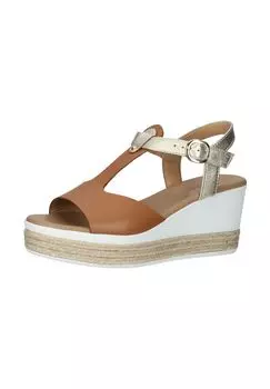 Кожаные сандалии NeroGiardini, цвет Cognac