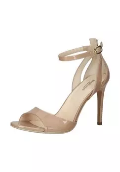 Кожаные сандалии NeroGiardini, цвет Nude Lack