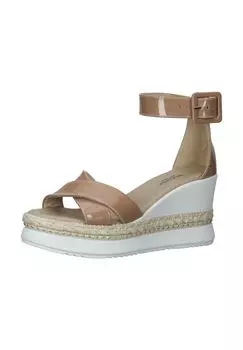 Кожаные сандалии NeroGiardini, цвет Nude Lack