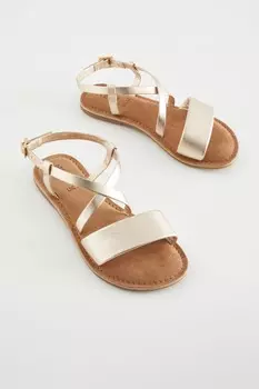 Кожаные сандалии Next, желтый