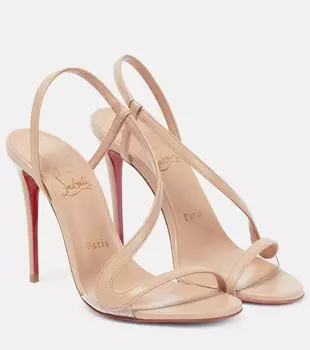 Кожаные сандалии Nudes Rosalie Christian Louboutin, бежевый