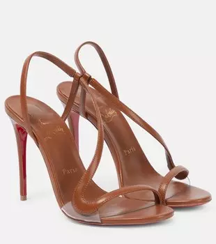 Кожаные сандалии Nudes Rosalie Christian Louboutin, коричневый