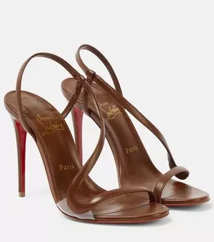Кожаные сандалии Nudes Rosalie Christian Louboutin, коричневый