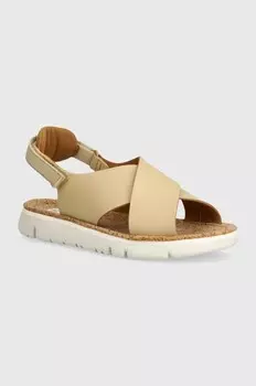 Кожаные сандалии Oruga Sandal Camper, бежевый