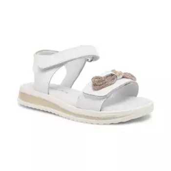 Кожаные сандалии Patrizia Pepe, белый