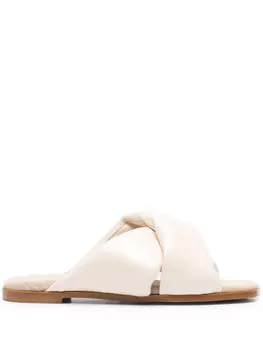 Кожаные сандалии Peserico, нейтральный