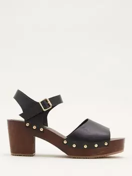 Кожаные сандалии Phase Eight, черные