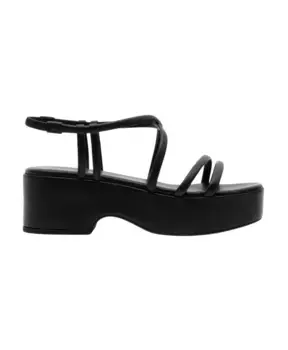 Кожаные сандалии Pinia Parallele, черный